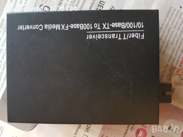 оптичен медиен конвертор, снимка 2 - Мрежови адаптери - 27107681
