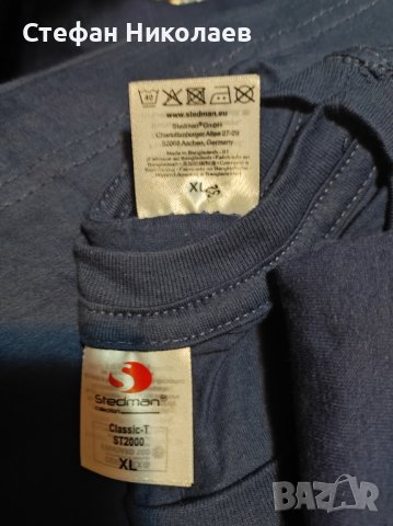 Мъжка памучна тениска, размер XL, отговаря на L по-скоро , снимка 2 - Тениски - 43644499