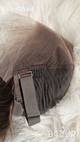 Естествена дантелена перука 80 см - 200% плътност, 13x6 Lace, светло кафява права коса, снимка 9 - Аксесоари за коса - 53136051