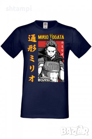 Мъжка тениска My Hero Academia Mirio Togata,Анимация,игра,Празник,Повод,, снимка 6 - Тениски - 37950164