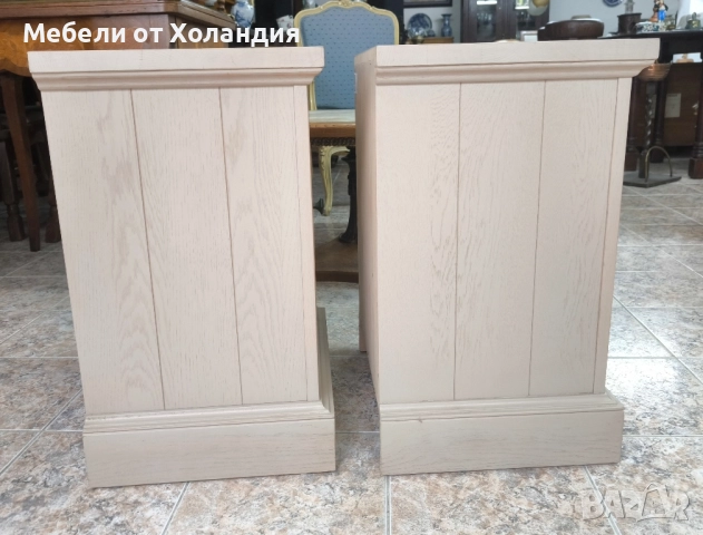 2 дъбови нощни шкафчета, снимка 4 - Шкафове - 52377484