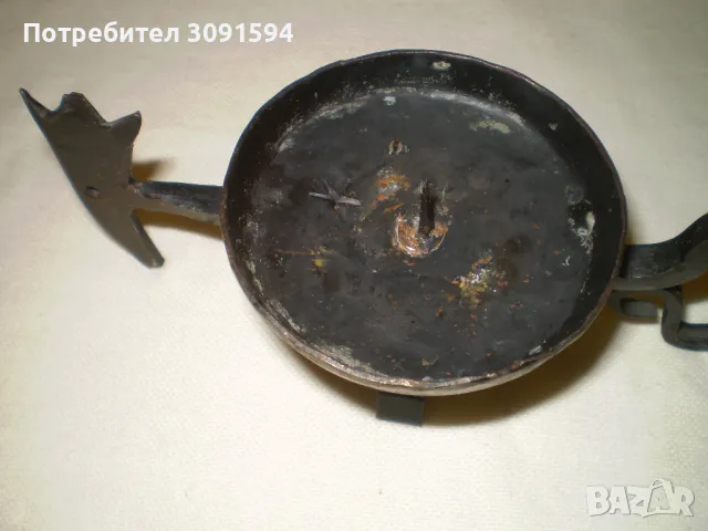Свещник ковано желязо за една свещ декорация за дома, снимка 5 - Декорация за дома - 48856179