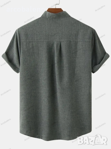 Ежедневна мъжка риза с къс ръкав, 6цвята , снимка 9 - Ризи - 44901083