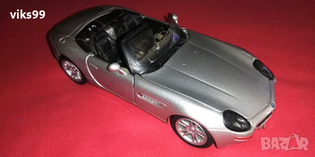 BMW Z8 Maisto Made in Thailand - Мащаб 1:24, снимка 6 - Колекции - 49303935