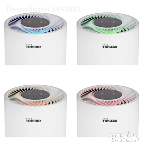 Пречиствател на въздух "StarQ" с 3 нива на сензорен дисплей, HEPA 13, снимка 4 - Овлажнители и пречистватели за въздух - 52576861