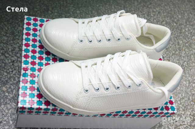 EVEN & ODD маратонки, нови, с кутия, бели, снимка 7 - Маратонки - 35252432