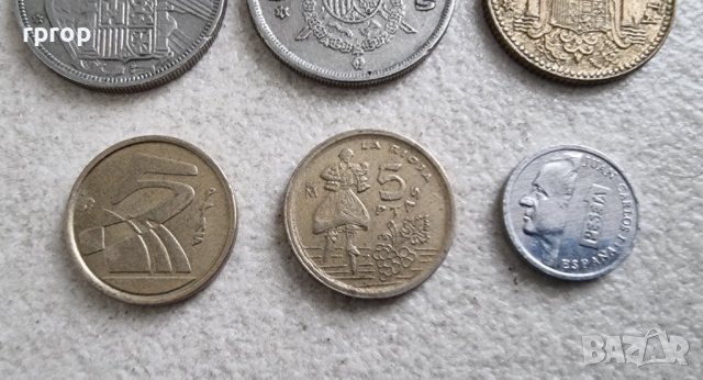 Монети. Испания. Испански песети. 9 бр., снимка 5 - Нумизматика и бонистика - 39373950