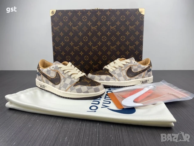 Редки Air Jordan Retro 1 L V Surgeon дизайнерски Маратонки Кецове мъжки дамски , снимка 11 - Маратонки - 51116651