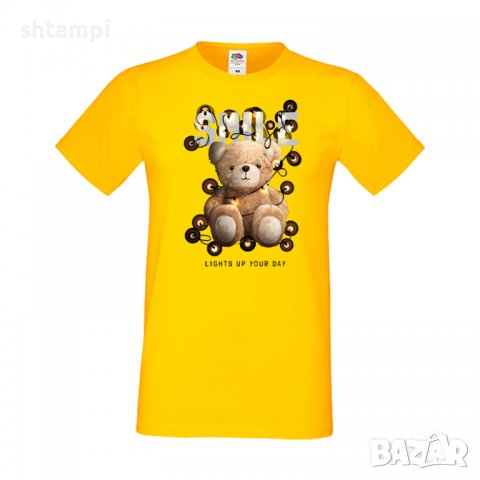 Мъжка тениска bear SMILE Мече,Меченце,Животно, Играчка,Изненада,Подарък,Повод,, снимка 15 - Тениски - 37294292