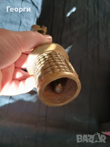 Красива бронзова камбана, снимка 5 - Антикварни и старинни предмети - 50098550