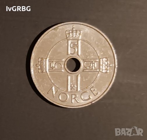 1 крона 2010 Норвегия , Харалд V , Монета от Норвегия , снимка 4 - Нумизматика и бонистика - 42964102