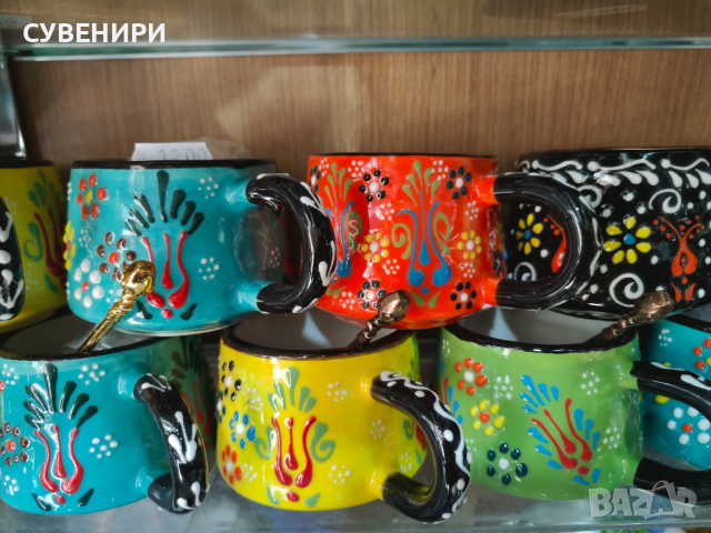 Турска керамика ,ръчна изработка(чаши,чинии,купи,канички,пепелници, подложки), снимка 18 - Други - 44858186