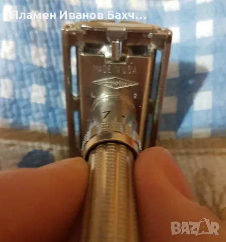 Продавам самобръсначка за класическо бръснене модел: Gillette Slim Adjustable, снимка 8 - Мъжка козметика - 48382308