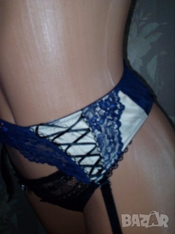 Hunkemoler S-Колан с жартиери от сатен и дантела, снимка 3 - Бельо - 35187862