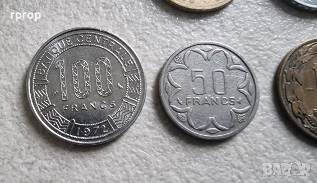 Централна Африка . 6 бр., снимка 3 - Нумизматика и бонистика - 42243246