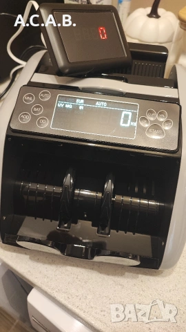 Машина за броене на пари + детектор за фалшиви банкноти, снимка 2 - Друго търговско оборудване - 53413188