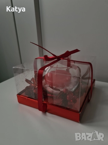 Коледен свещник / коледна декорация, снимка 2 - Декорация за дома - 52351310