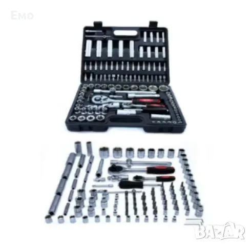 Професионален комплект гедоре 108 Части KRAFTROYAL 2060N, снимка 4 - Гедорета - 47738521