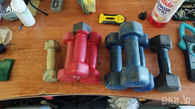 Гирички по 1кг, 2кг, 3кг - фитнес дъмбели, снимка 12 - Фитнес уреди - 52395045