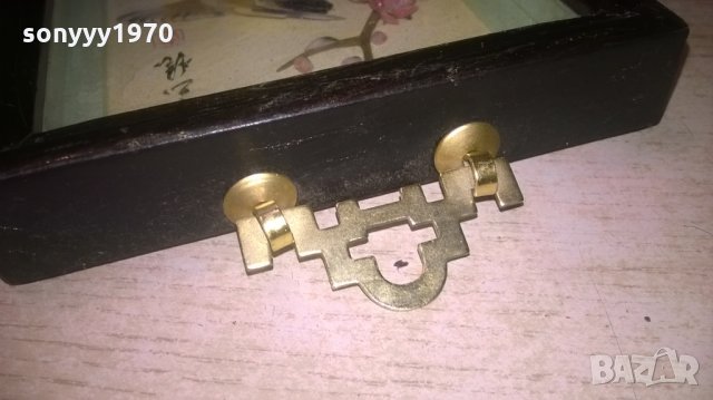 JAPAN-СЕДЕФ-РЕТРО КАРТИНА-23Х12Х2СМ-ВНОС ФРАНЦИЯ, снимка 9 - Колекции - 27889306