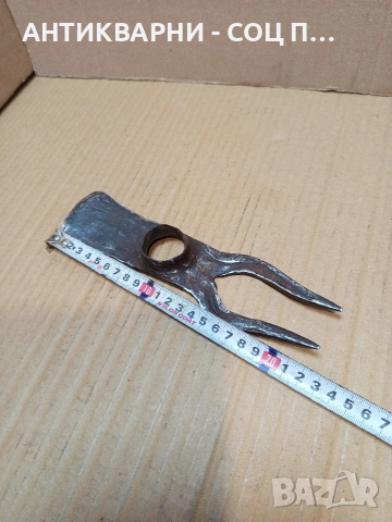 Соц Старо Ръчно Ковано Малко Мотиче Каластирка. НОМЕР 710., снимка 9 - Антикварни и старинни предмети - 53515074