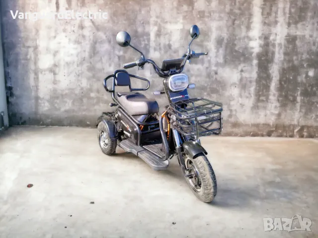 Двуместна електрическа триколка Vanguard Pudding 1800W-48V-20Ah , снимка 2 - Мотоциклети и мототехника - 42255874