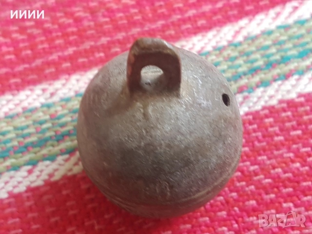 Бронзова хлопка звънец орехче 3