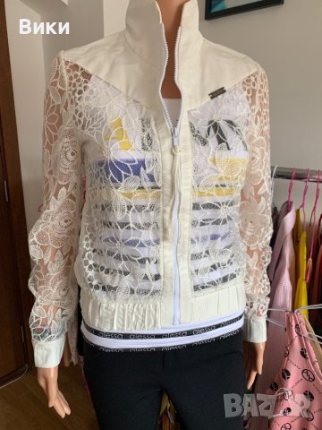 Alessa Алеса бяло яке от дантела, снимка 5 - Якета - 40816707