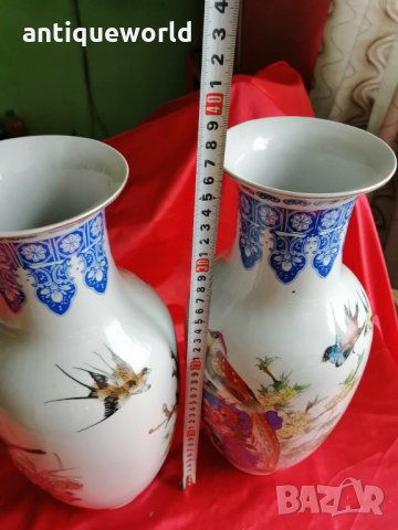 Династия ЦИН Китайска Ваза Комплект, Маркирани!, снимка 9 - Антикварни и старинни предмети - 35584407