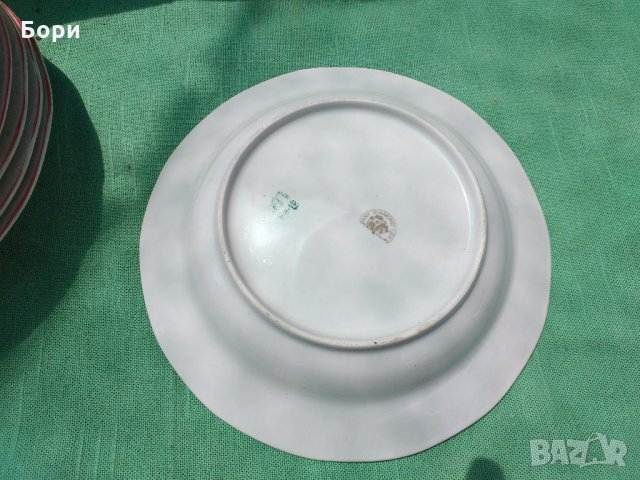 Български порцелан чинии за супа, снимка 5 - Чинии - 33061420
