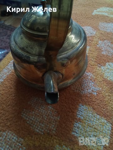 Чайник ALBANIA стар Бронзов РЪЧНА ИЗРАБОТКА 42533, снимка 7 - Колекции - 43785757