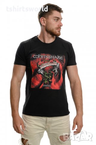 Нова мъжка тениска с дигитален печат на музикалната група Whitesnake - Love Songs, снимка 5 - Тениски - 37699482