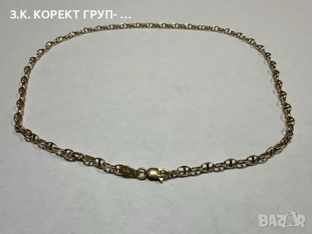 Златен синджир 14к, 3,37гр, снимка 7 - Колиета, медальони, синджири - 52741357