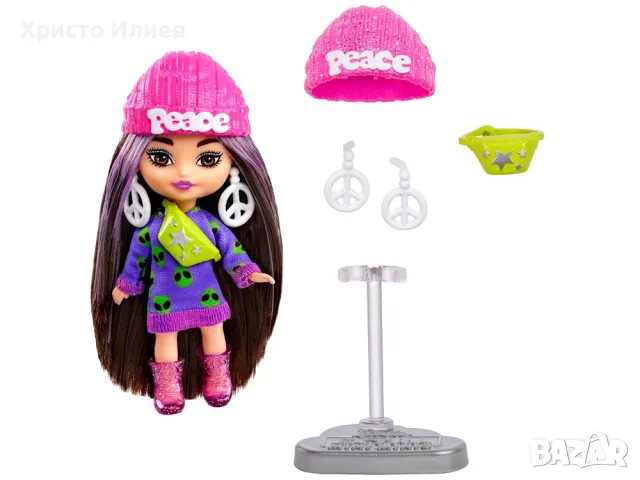 Кукла Барби Barbie Extra Mini Minis с аксесоари, снимка 2 - Кукли - 48964926