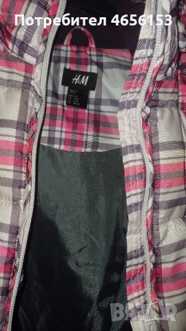 ДЕТСКО ЗИМНО ЯКЕ С КАЧУЛКА H & M , снимка 2 - Детски якета и елеци - 52862072