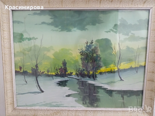 Картина акварел/картон 