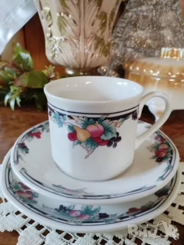 Сервиз за чай и кафе Английски порцелан Royal Doulton, Autumn glory., снимка 6 - Сервизи - 48935035