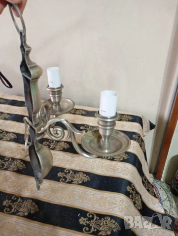 Винтидж аплик за стена, снимка 4 - Лампи за стена - 44341610