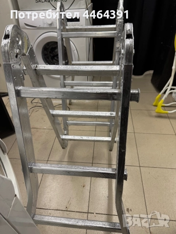 Сгъваема алуминиева стълба , снимка 5 - Железария - 52838016