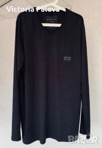 PHILIPP PLEIN  оригинал, мъжка блуза, снимка 4 - Блузи - 44846625