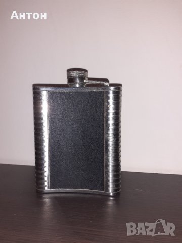 Луксозна манерка за алкохол облечена в естествена кожа., снимка 3 - Други ценни предмети - 33466378