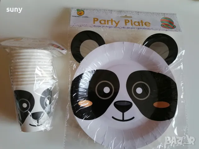 Парти чашки и чинийки с животни , снимка 1