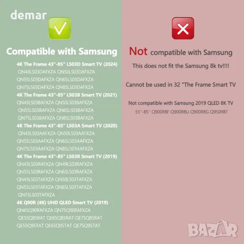 BN39-02470A 5 м един свързващ кабел, Samsung QLED 4K The Frame, снимка 2 - Части и Платки - 47330708