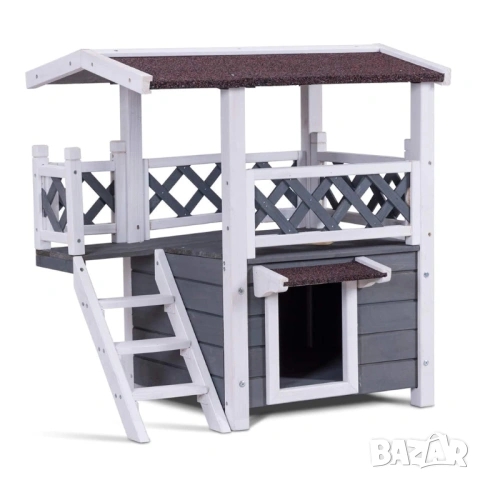 Външна къщичка за кучета и котки / Зимна къща за кучета и котки