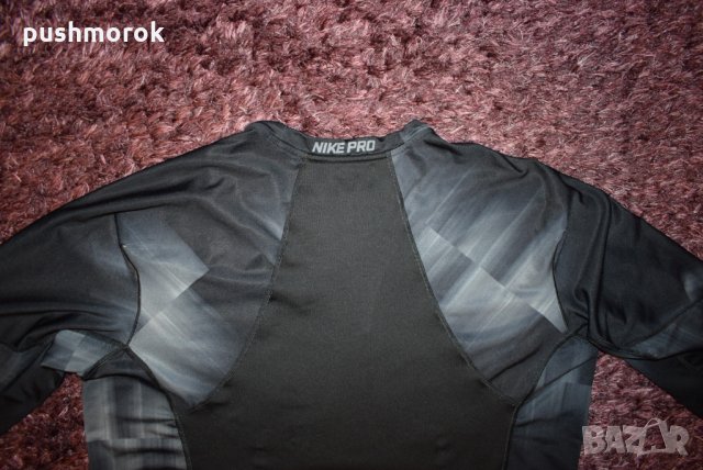 Nike PRO Hyperwarm Long Sleeve Men's Shirt, снимка 9 - Спортни дрехи, екипи - 28346606