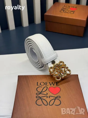 Loewe естествена кожа дамски колани , снимка 5 - Колани - 49145230