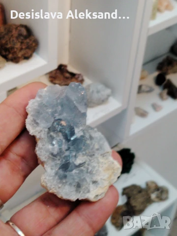 Целестин от Мадагаскар , снимка 2 - Колекции - 51376735