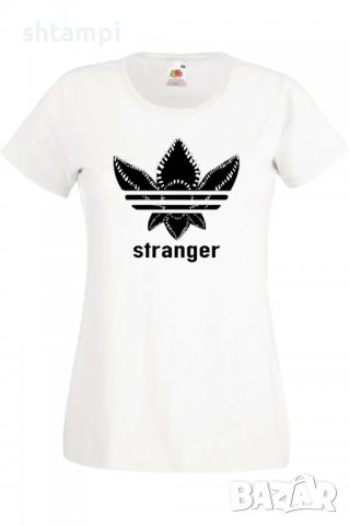 Дамска Тениска Stranger Adidas,Филм,Сериал,адидас,ADIDAS