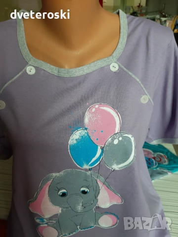 Нощници за бременни и кърмене, снимка 3 - Дрехи за бременни - 52120207