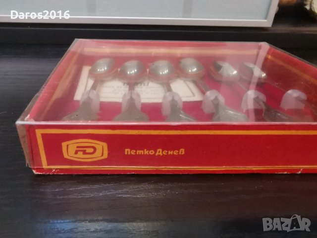 Комплект лъжички за кафе Роза , снимка 6 - Антикварни и старинни предмети - 39829886